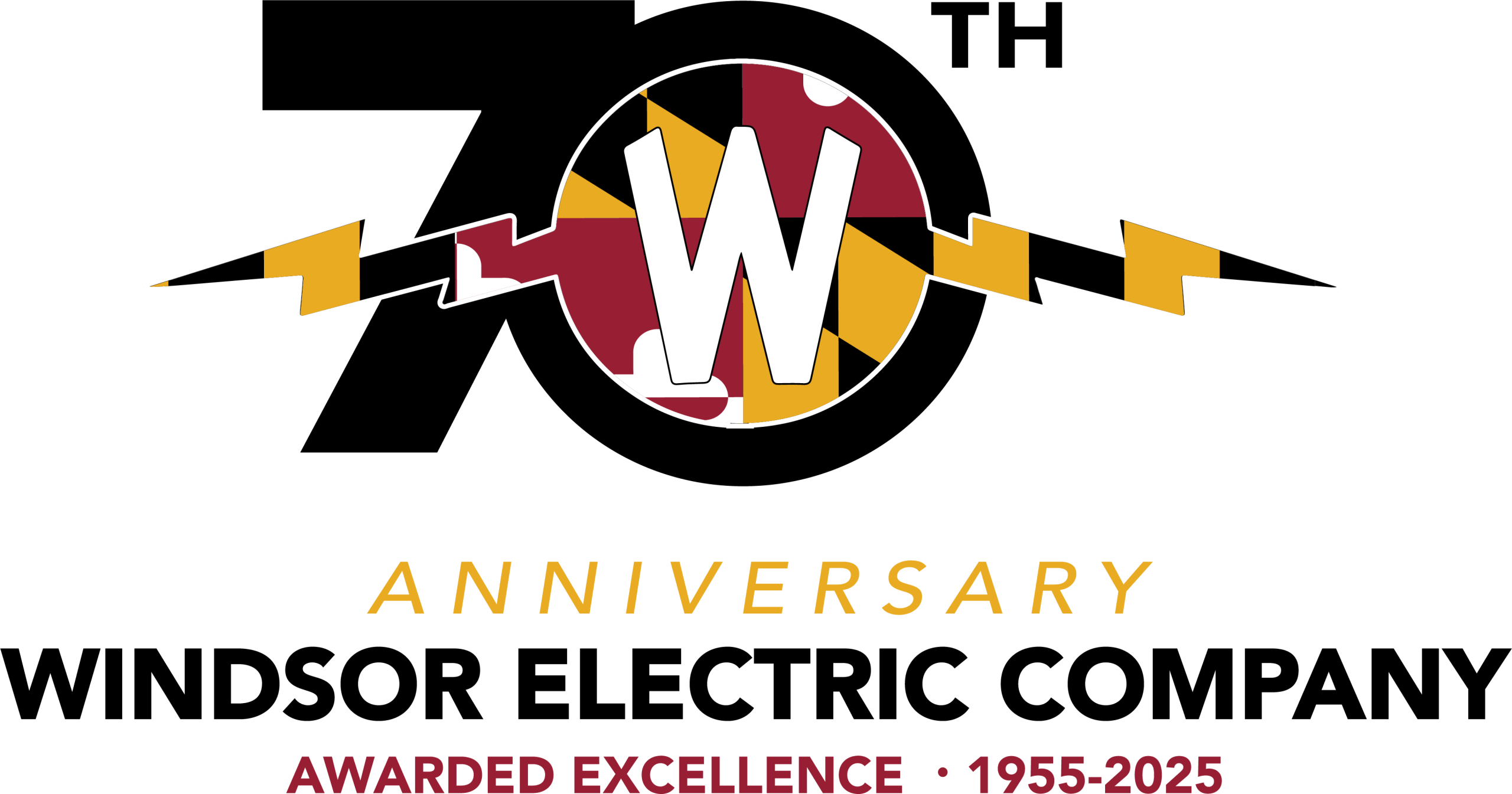 Windsor 70th Anniversary Logo